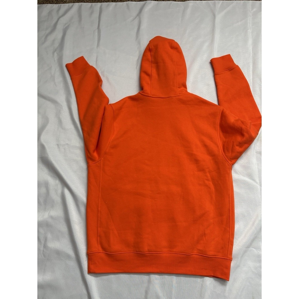 NEW Nike Club Fleece Pullover Hoodie Men's Size Large Orange Hoodie BV2654-819 - Picture 8 of 9